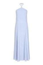 Vestido Achados das Influencers azul com forro