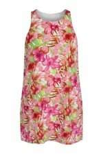 Vestido curto Achados das Influencers rosa floral