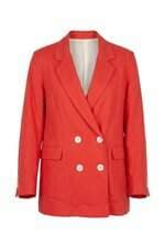 Blazer Zara feminino vermelho