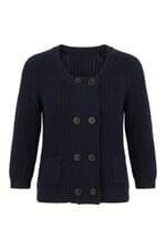 casaco Tommy Hilfiger tricot azul marinho