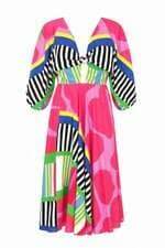 Vestido Wasabi estampado
