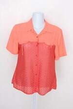 Camisa newumbi feminino coral com Bordado