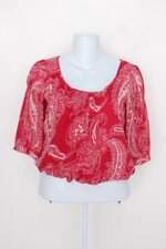 Blusa Ciganinha marisa feminino estampado com Drapeado