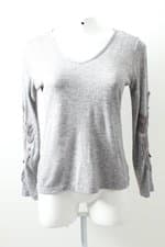 Blusa Cinza de Malha Handbook
