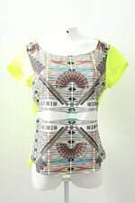 Blusa Estampada Amarelo Neon Morina