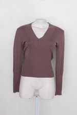 Blusa de tricot renner feminina nude