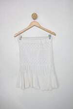 Saia de tricot renner feminina off-white