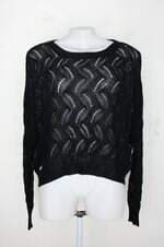 Malha danque feminina preto com Strass