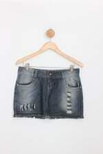 Saia Jeans oslen jeans feminina azul