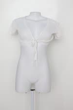 Top feminino branco