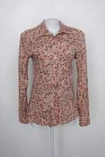 Camisa hering feminina bege com floral 