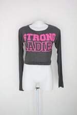 Top sexy lady feminino cinza com Silk rosa
