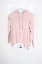 Moletom youcom feminino rosa com Barra Mullet