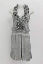 Vestido Frente Unica Cinza Derek Heart
