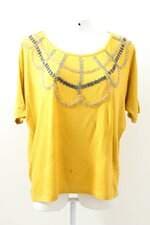 Blusa Oxo Paxo Amarela Bordada 