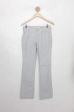 Calça de sarja chopper jeans feminina listrada