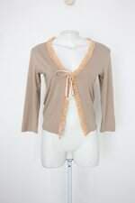 Casaco full top feminino marrom