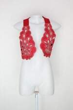 Colete aplausos feminino vermelho