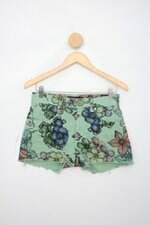 Shorts dopping feminino estampado verde