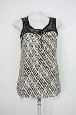 Blusa tally weijl feminina estampada com Recortes e Renda