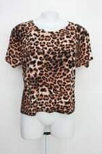 Blusa groovy feminina estampada animal print