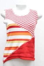 Blusa Formas Geométricas Laranja