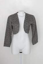 Bolero feminino cinza
