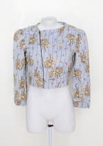 Jaqueta antix feminina estampado