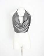 top feminino cinza com bojo