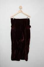 Calça de tecido talienk feminina vermelha