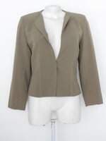 Blazer simulassão feminino marrom médio