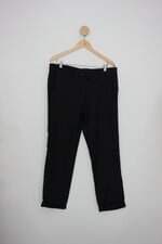 Calça Social upper feminina risca de giz preta