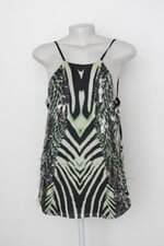 Blusa morena rosa feminina preta e verde com Bordado