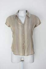 Camisa renner feminina bege listrada