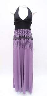 Vestido Roxo e Preto Lez a Lez