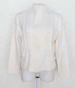Casaco feminino off-white