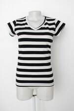 Blusa feminina preta listrada