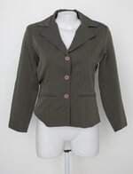 Blazer ateliê feminino verde escuro