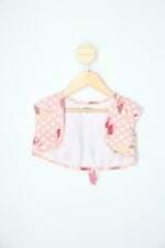 Bolero infantil boca grande estampado
