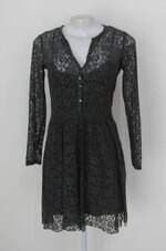 Vestido zara feminino cinza com com forro