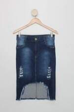 Saia taíga feminina azul