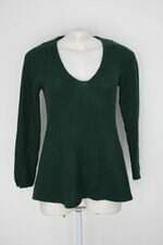 Blusa de tricot zara feminina verde
