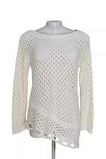 Blusa de tricô feminina off white