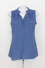 Regata violet + claire feminina azul estampada