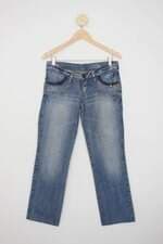 Calça Jeans canal feminina azul