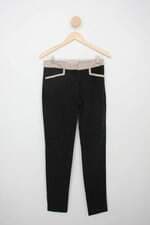 Calça de tecido eclectic feminina preta