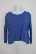 Blusa de Malha fili dell arte feminina azul