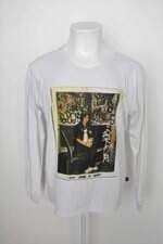 Camiseta simple masculina branca