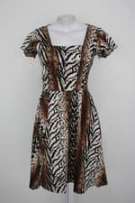 Vestido anne classic feminino estampado