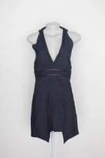 Vestido john john feminino azul com Aplique